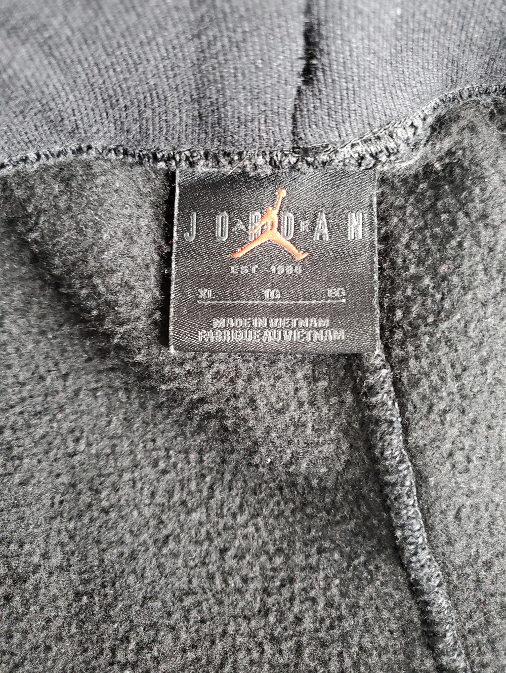 Jordan Jumpman Fleece Shorts Mens XL Black Athletic Sweatshorts #300 Streetwear - Picture 4 of 6